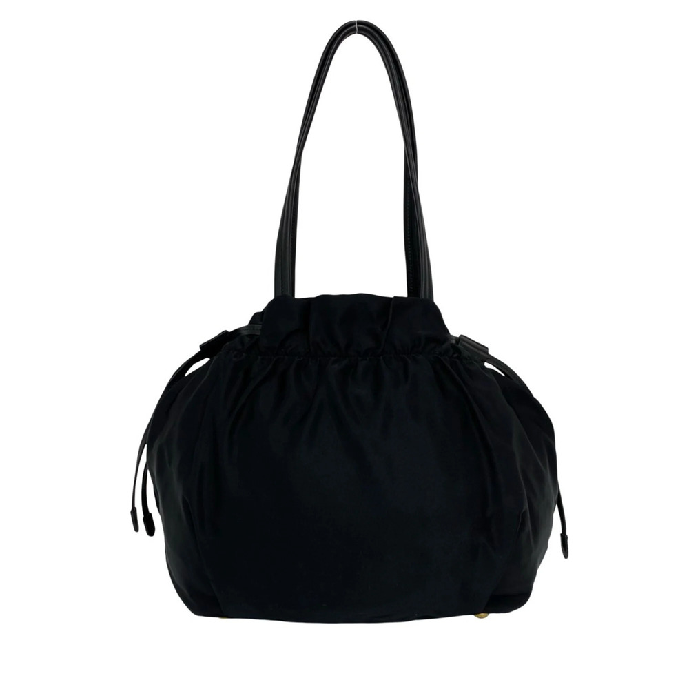 PRADA Black Leather Shoulder Bag - Picture 3 of 10
